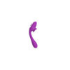 Stimulateur Clitoridien avec langue & Vibromasseur Point G 2-en-1 DISA Violet Cœur Ardent